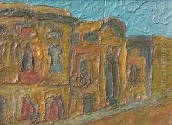 Barrio Sur Oil Painting by Alfredo De Simone