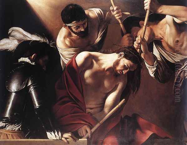 The Crowning with Thorns Oil Painting by Caravaggio