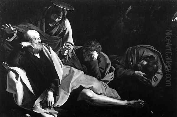 Christ in the Garden 1603 Oil Painting by Caravaggio