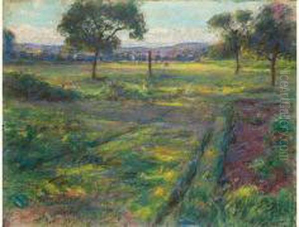 Paysage Oil Painting by Jose Julio de Souza-Pinto