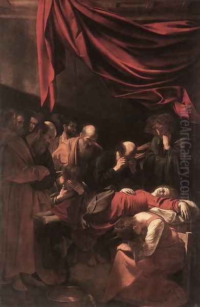 The Death of the Virgin 1606 Oil Painting by Caravaggio