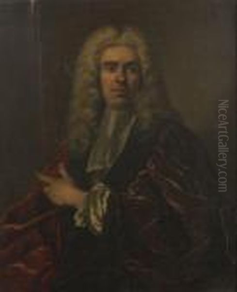 Portrait De Magistrat Oil Painting by Francois de Troy