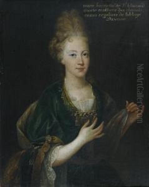 Portrait Presume De Marie Henriette De Saint Blimont Oil Painting by Francois de Troy