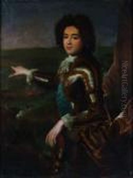 Portrait Du Duc Du Maine Oil Painting by Francois de Troy