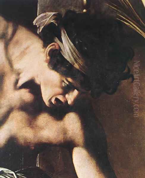 The Martyrdom of St Matthew (detail 2) 1599-1600 Oil Painting by Caravaggio