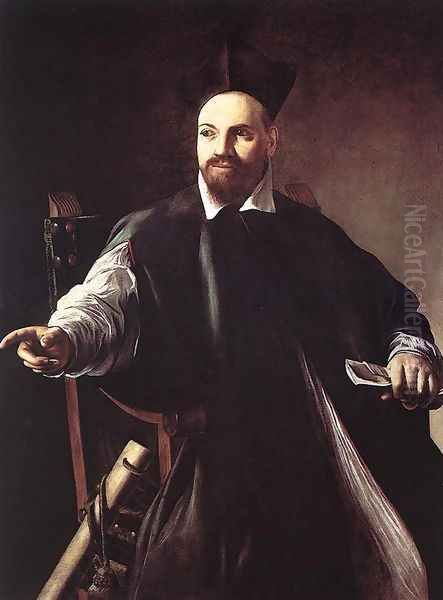 Portrait of Maffeo Barberini 1599 Oil Painting by Caravaggio