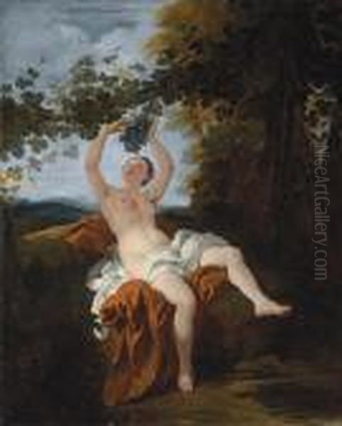 Erigone Oil Painting by Jean Francois de Troy