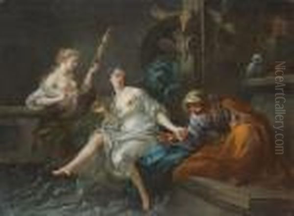 The Three Fates Oil Painting by Jean Francois de Troy