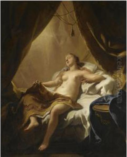 Danae Oil Painting by Jean Francois de Troy