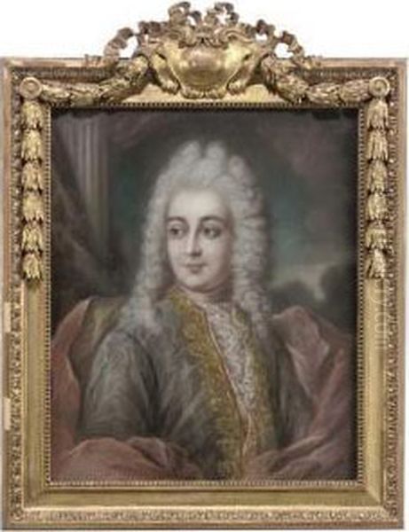 Portrait Of A Gentleman Oil Painting by Jean Francois de Troy