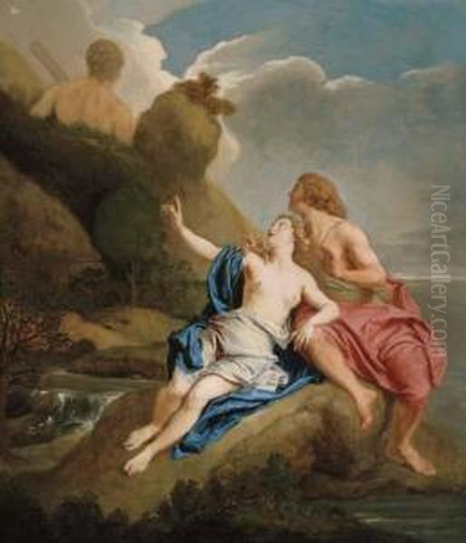 Acis And Galatea Oil Painting by Jean Francois de Troy