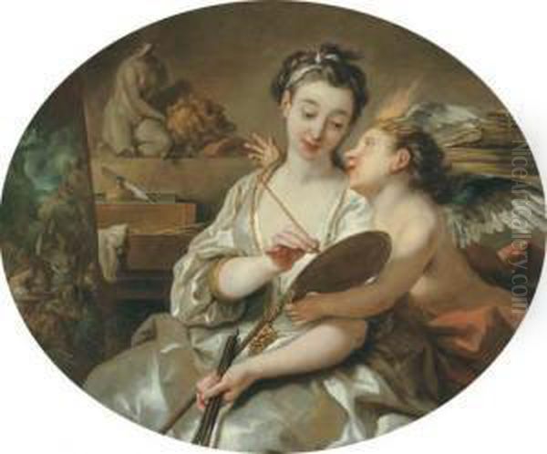 An Allegory Of Painting Oil Painting by Jean Francois de Troy