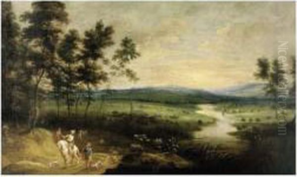 Le Retour De La Chasse Oil Painting by Lodewijk De Vadder