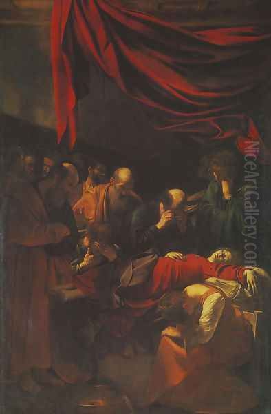 Death of the Virgin Oil Painting by Caravaggio