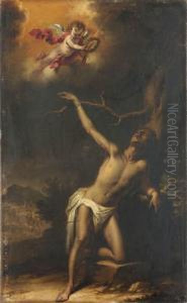 Saint Sebastian Oil Painting by Juan De Valdes Leal