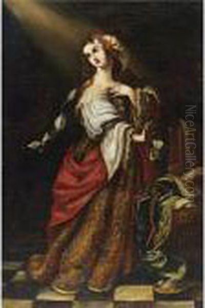 St. Mary Magdalene Oil Painting by Juan De Valdes Leal