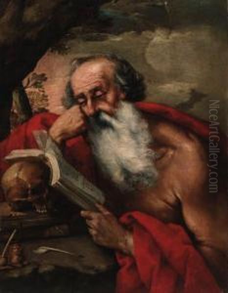 Saint Jerome Oil Painting by Juan De Valdes Leal