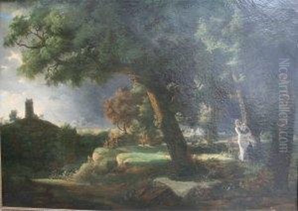 Paysage D'orageanime Oil Painting by Pierre-Henri de Valenciennes