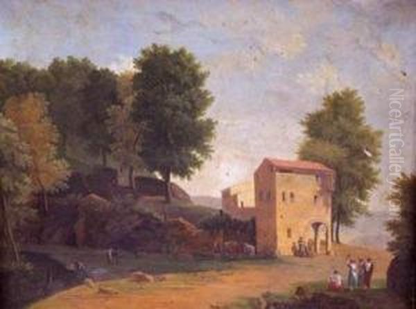 Untitled Oil Painting by Pierre-Henri de Valenciennes