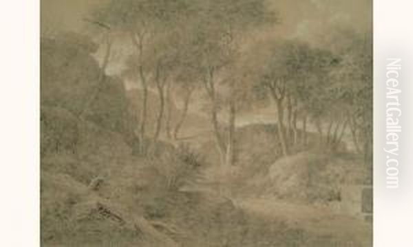 Paysage Arbore Oil Painting by Pierre-Henri de Valenciennes