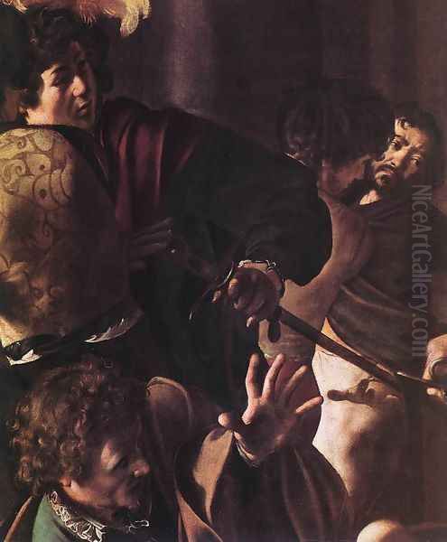 The Martyrdom of St Matthew (detail 1) 1599-1600 Oil Painting by Caravaggio