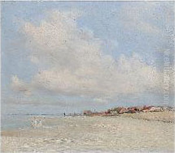 The Cheshire Coast Oil Painting by Joseph Vickers De Ville