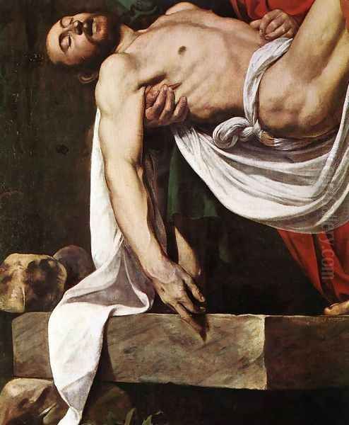 The Entombment (detail 1) 1602-03 Oil Painting by Caravaggio