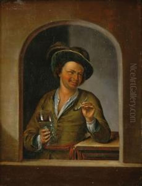 Allegori Over Smaken Oil Painting by Arie de Vois