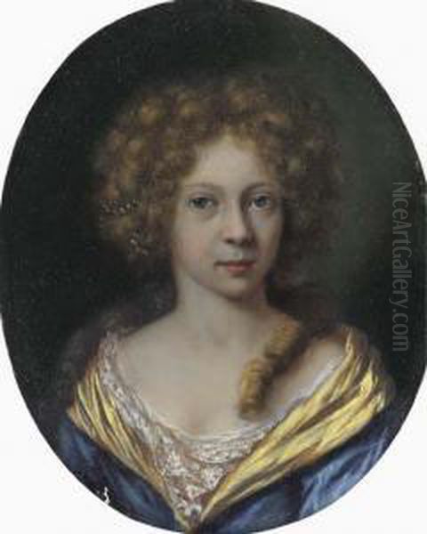 Portrait Of A Lady Oil Painting by Arie de Vois