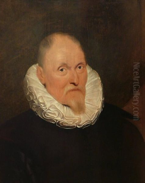 Portrait
D Homme A La Collerette Oil Painting by Cornelis De Vos