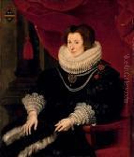 Portrait Of A Lady Oil Painting by Cornelis De Vos