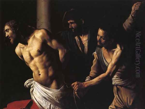 Flagellation of Christ 2 Oil Painting by Caravaggio