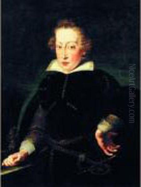 Portrait D'un Jeune Garcon Oil Painting by Cornelis De Vos