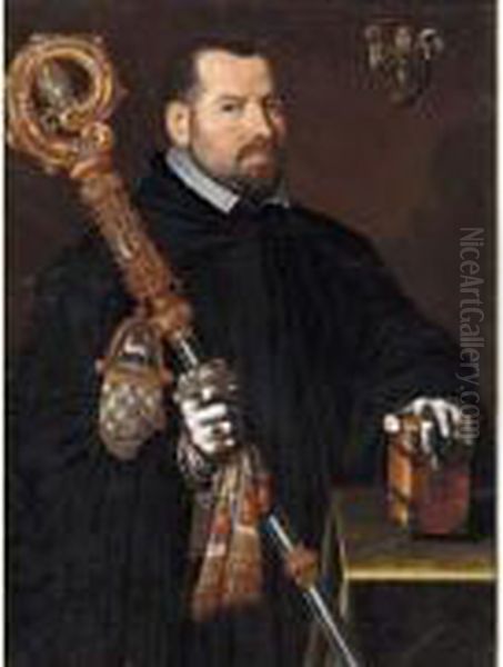 Portrait D'un Ecclesiastique Oil Painting by Cornelis De Vos