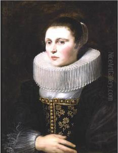 Portrait Of A Lady Oil Painting by Cornelis De Vos