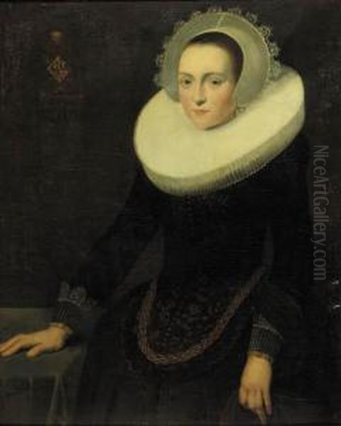 Portrait Of A Lady Oil Painting by Cornelis De Vos