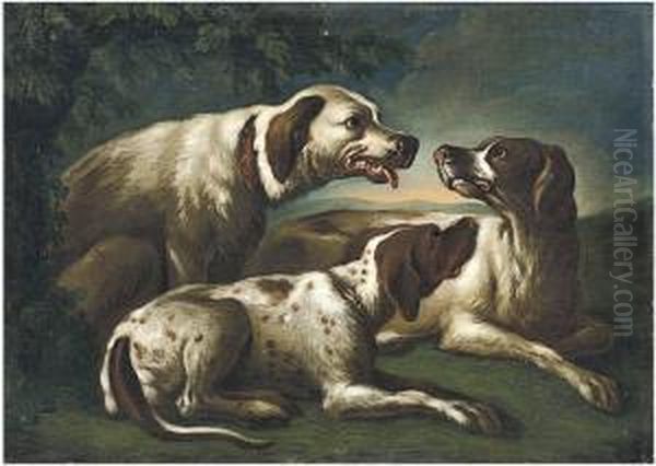 Cani Da Caccia Oil Painting by Paul de Vos