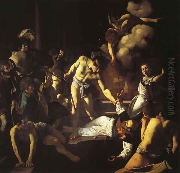 The Martyrdom of St. Matthew Oil Painting by Caravaggio