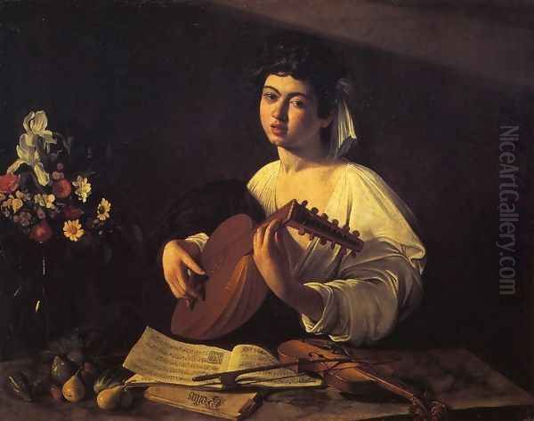 The Lute-Player Oil Painting by Caravaggio