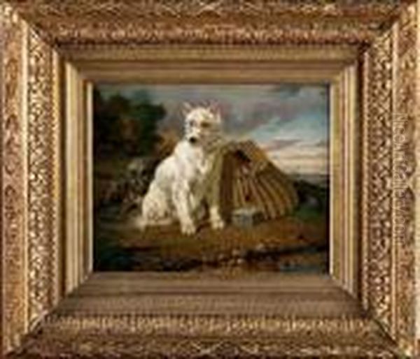 Les Chiens Du Pecheur Oil Painting by Vincent de Vos