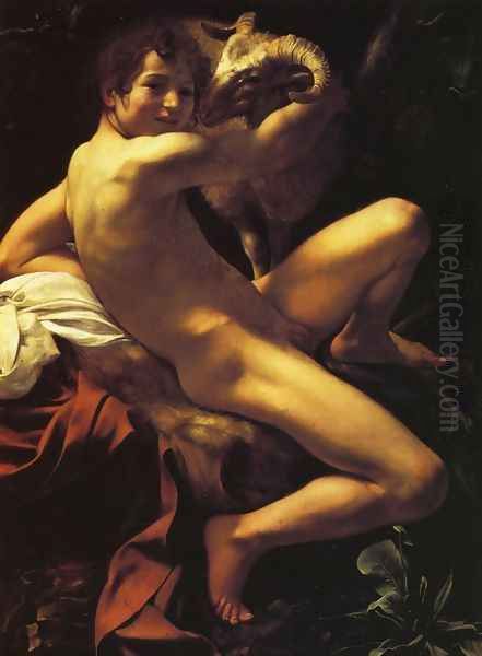 St. John the Baptist I Oil Painting by Caravaggio