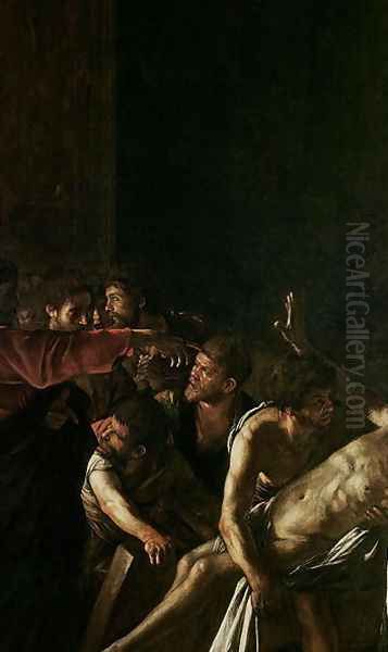 Resurrection of Lazarus 2 Oil Painting by Caravaggio