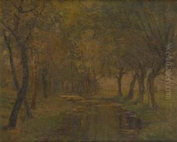 Le Ruisseau Oil Painting by Prosper De Wit