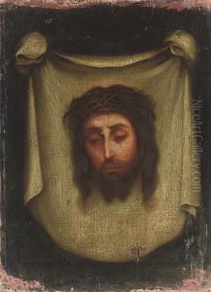 The Veil Of Saint Veronica Oil Painting by Francisco De Zurbaran