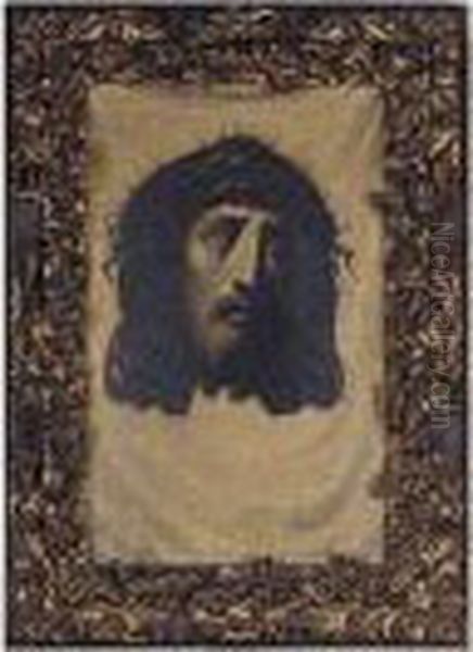 The Veil Of Saint Veronica Oil Painting by Francisco De Zurbaran