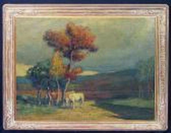 Evening Oil Painting by Henry Golden Dearth