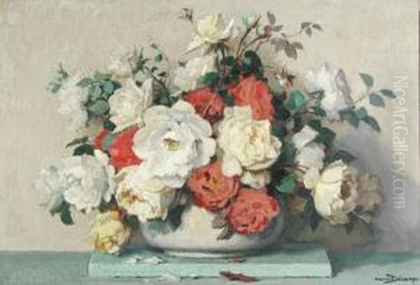 Still Life With Flowers by Maurice Decamps