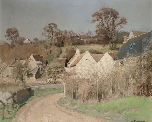 Road Into The Village by Maurice Decamps