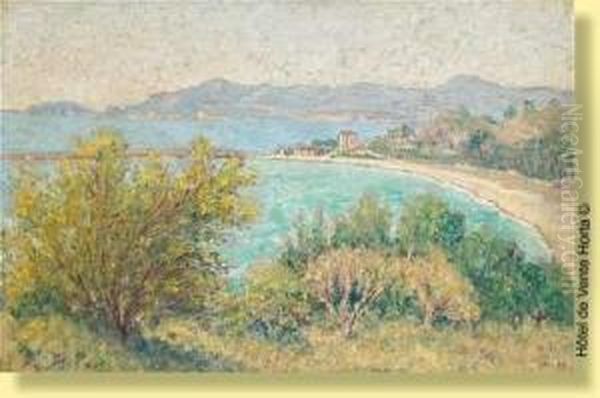 Vue Mediterraneenne Oil Painting by William Degouve de Nuncques