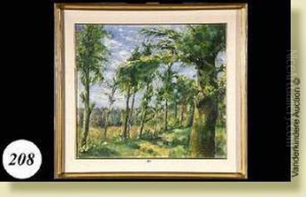 Paysage Oil Painting by Charles Dehoy